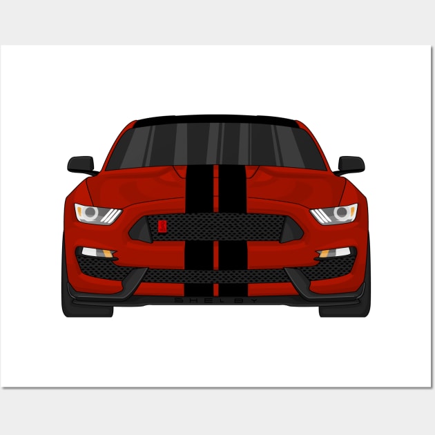 GT350R RAPID RED Wall Art by VENZ0LIC